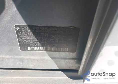 2008 BMW X5 3.0Si z USA, uszkodzony, nr VIN 5UXFE43518L021801